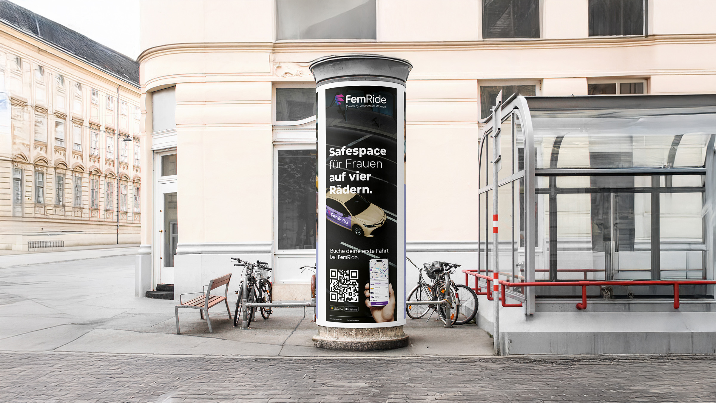 FemRide Plakatkampagne Berlin