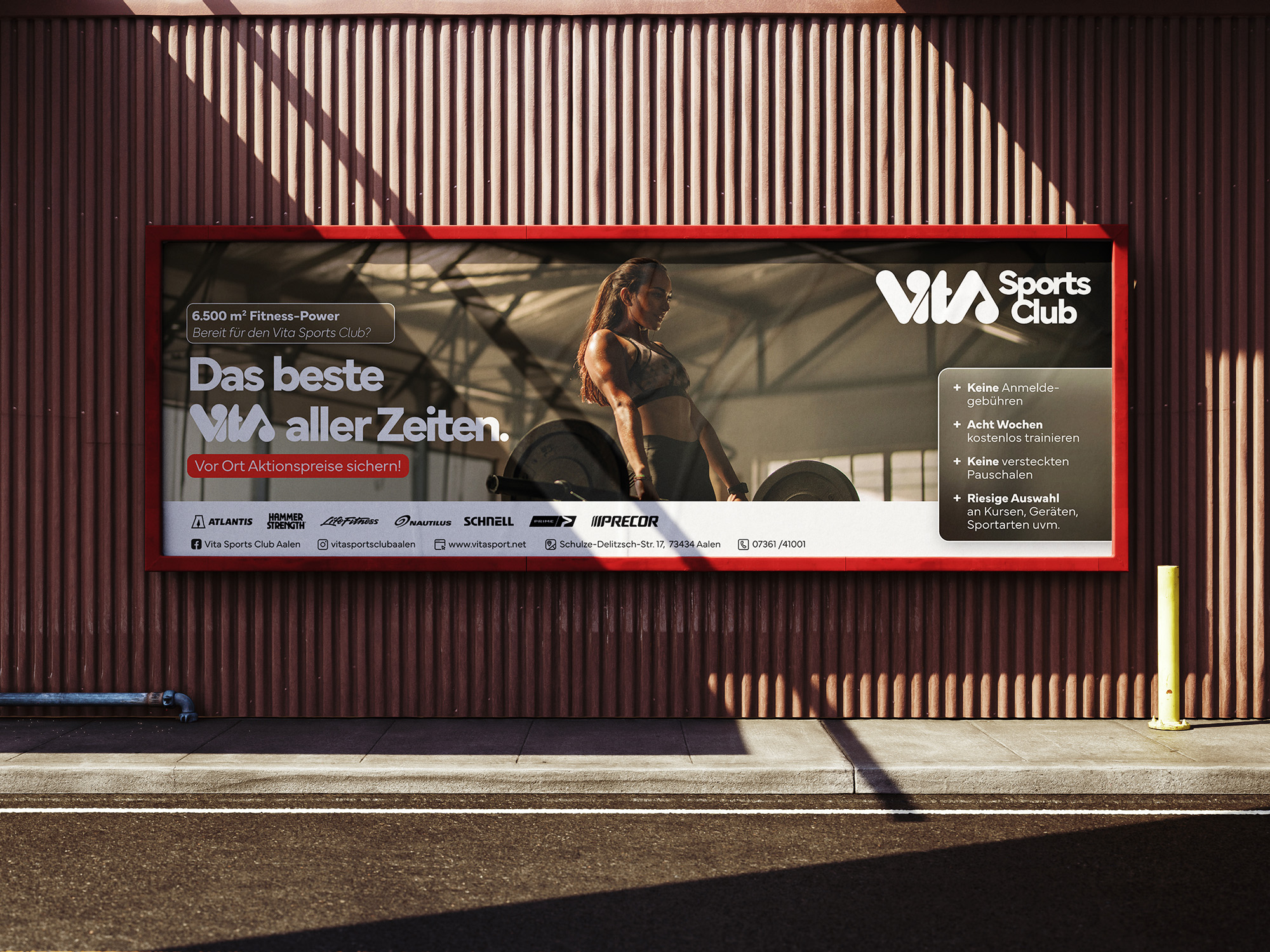 Vita Sports Club Aalen Plakatkampagne