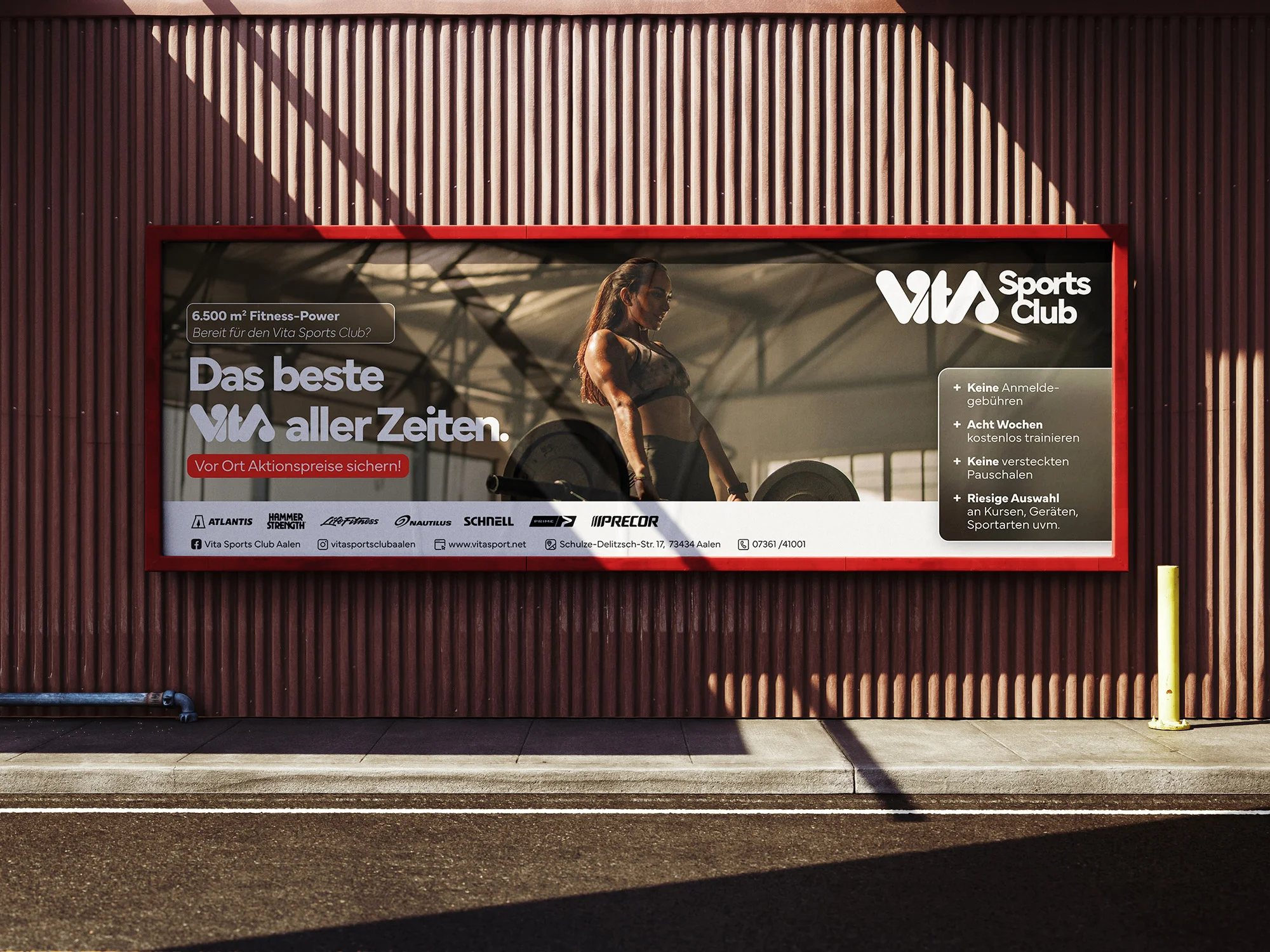 Vita Sports Club Aalen Plakatkampagne