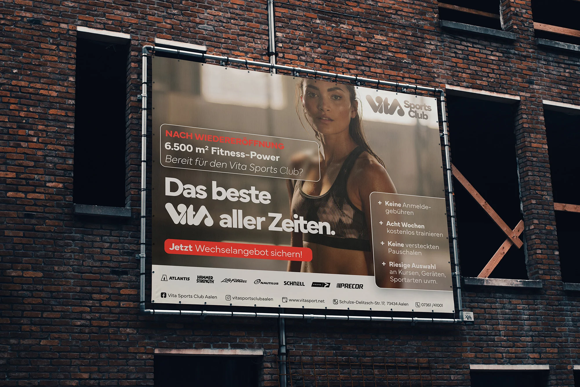 Vita Sports Club Wiedereröffnungskampagne